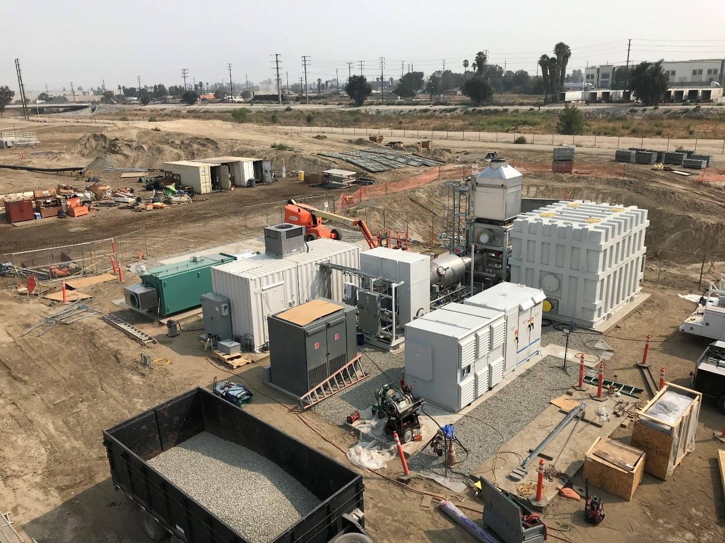 Overhead of Fuel Cell System during construction